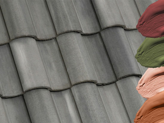 peinture hydrofuge colorée pour toiture